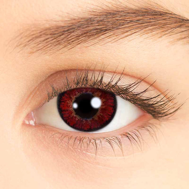 Circle Eye Circle Lens Elf Red Naruto Sharingan Colored Contact Lenses V6142