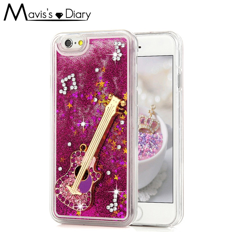 purple bling coque iphone 6