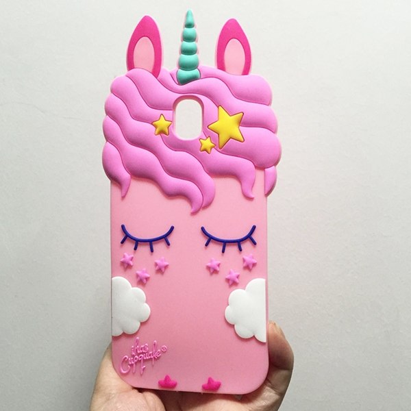 cover samsung j3 2017 silicone unicorno