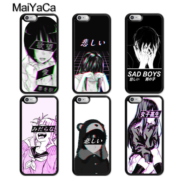 Maiyaca Sad Japanese Anime Aesthetic Case For Iphone 8 7 6 6s Plus 5s The Big Cat Cases Free delivery and returns on ebay plus items for plus members. maiyaca sad japanese anime aesthetic