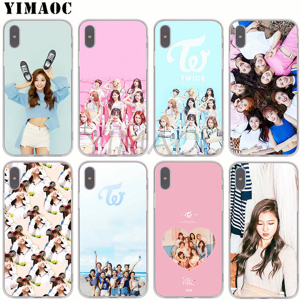 Yimaoc Twice Bands Sana Soft Silicone Phone Case For Apple Iphone Xs M The Big Cat Cases