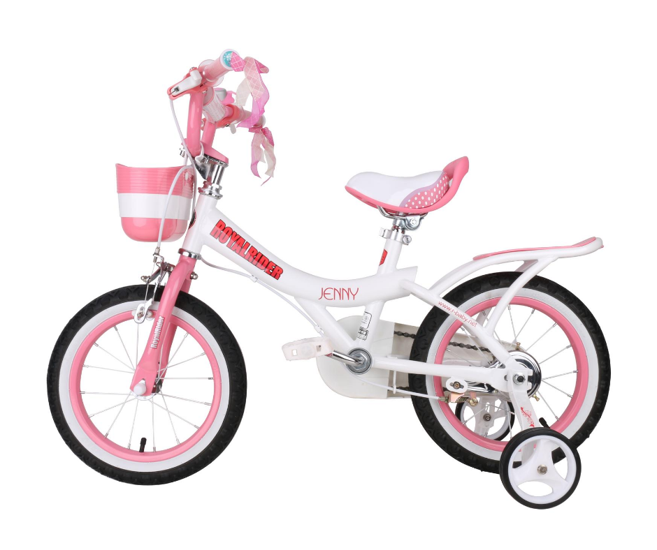 pink and white bike