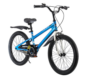 blue and white bmx bike