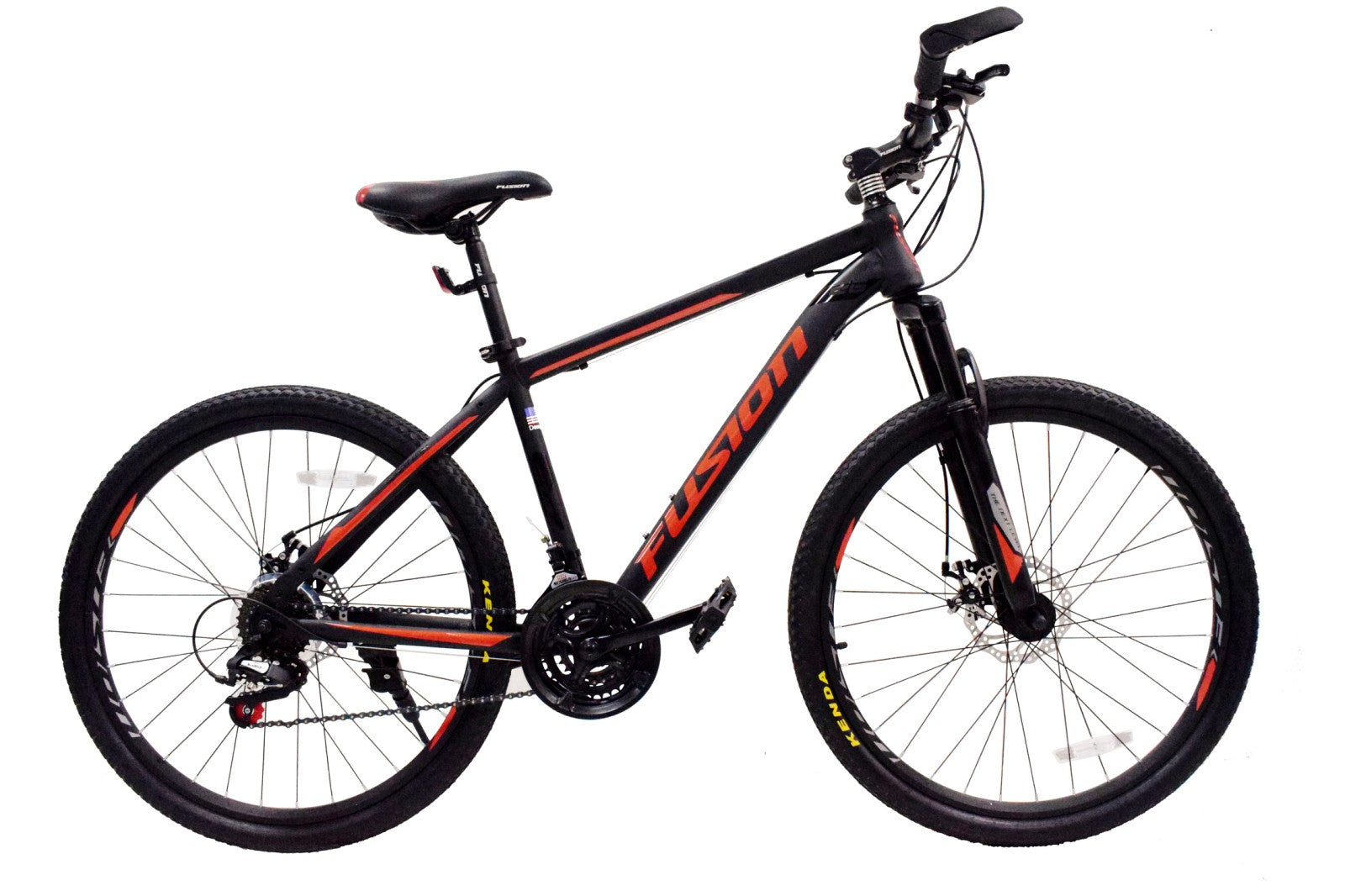 matte black mountain bike