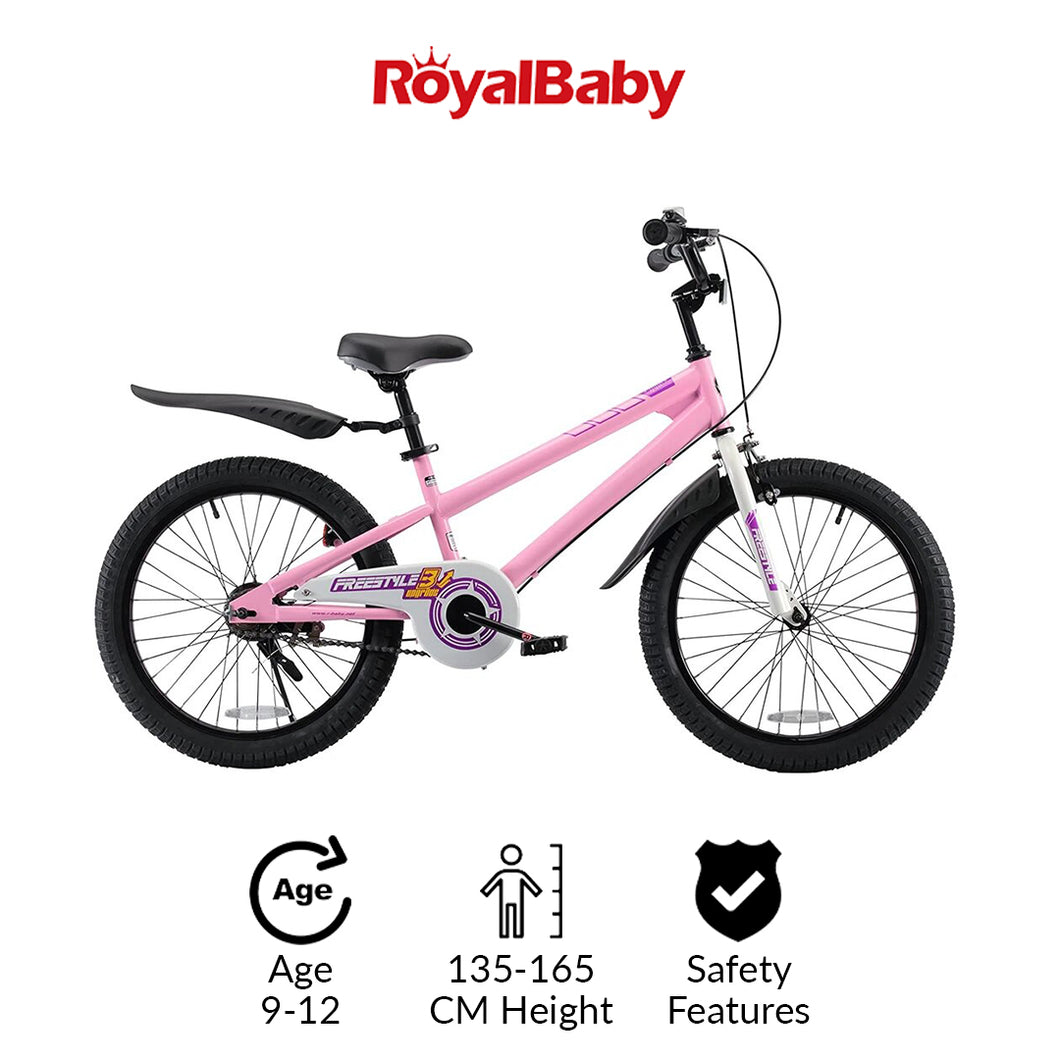 Frase sobresalir oscuridad RoyalBaby Kids Bike 20" Pink for 8-12 Years Old BMX Freestyle – RoyalBaby  Philippines