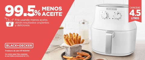 Freidora de Aire Black & Decker 4.5 Litros