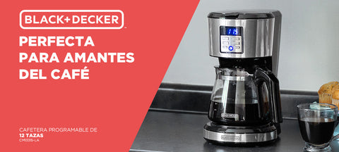 Cafetera programable 12 tazas digital black and decker