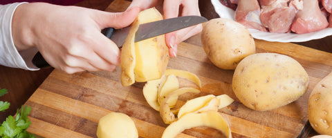 Truco: Como pelar y cortar una patata (en 5 segundos)