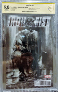 Iron Fist #1 Limited Black & White Variant, CBCS 9.8, Signed by Gabrielle Dell'Otto