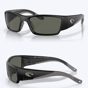 Costa Fantail Pro XL Matte Black Polarized Sunglasses - Capt