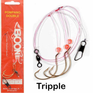 Boone Double Treble Hook Live Bait Rig - Capt. Harry's Fishing Supply