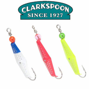 Clark Chartreuse Flash Squid Spoon - Capt. Harry's Fishing Supply