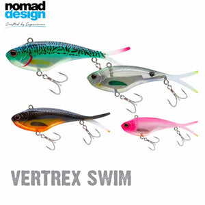 Nomad Design Vertrex Swim Vibe 95MM 3.75IN .8OZ Lure – Capt. Harry's  Fishing Supply