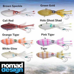 Nomad Design SQUIDTREX 95 Vibe 3 ¾” - 1oz Lure – Capt. Harry's Fishing  Supply