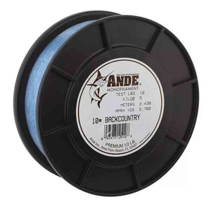 Ande Monofilament 80 Lb. Test 600 Yard 1# Spool Fishing Line Pink