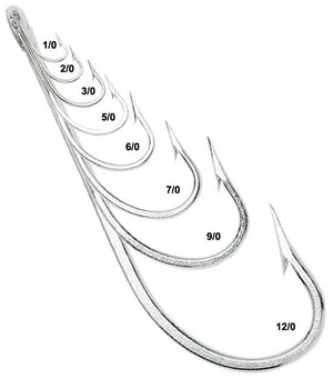 Mustad O'Shaugnessy Hooks, #9617, Size 7/0, 100 Count (New Other)