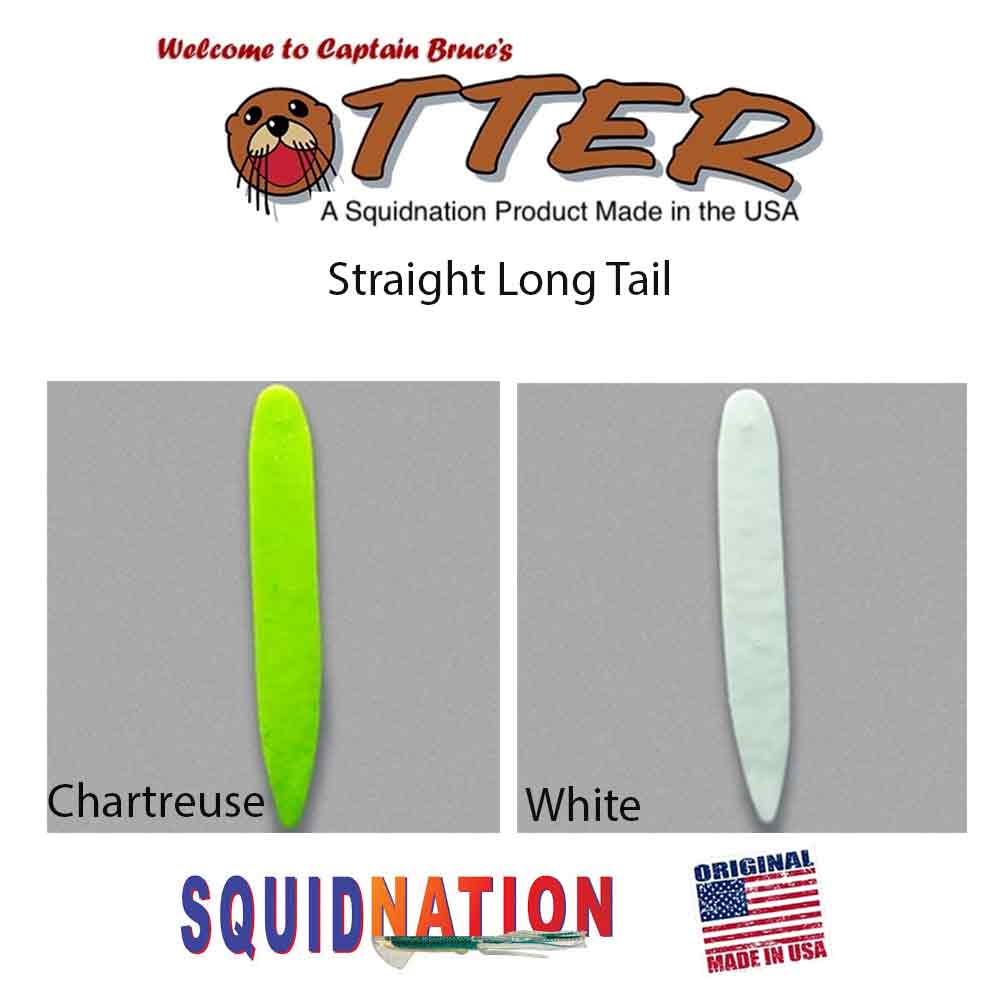 Otter Tail Straight Long Jig Tail Capt. Harry's Fishing