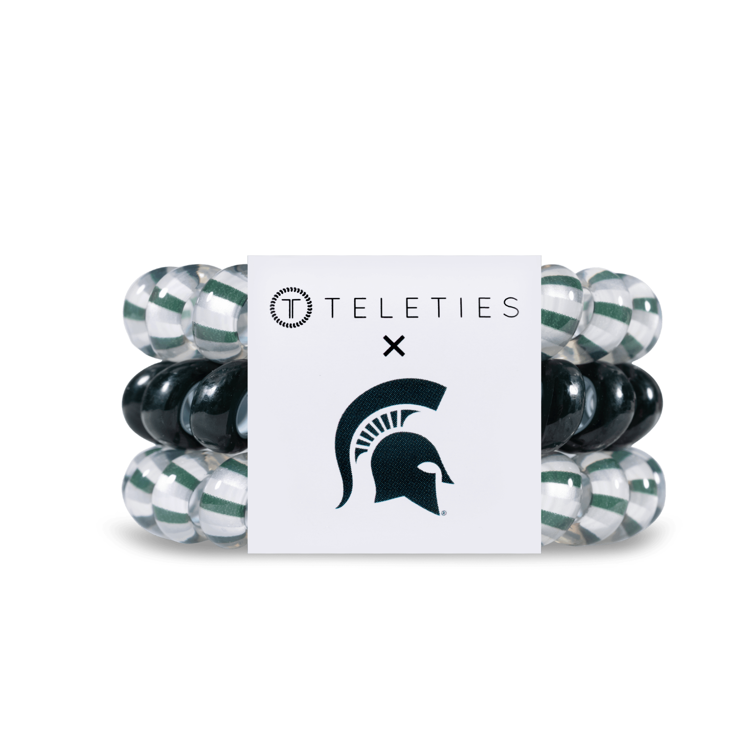 TELETIES Large Hair Ties, Michigan State University