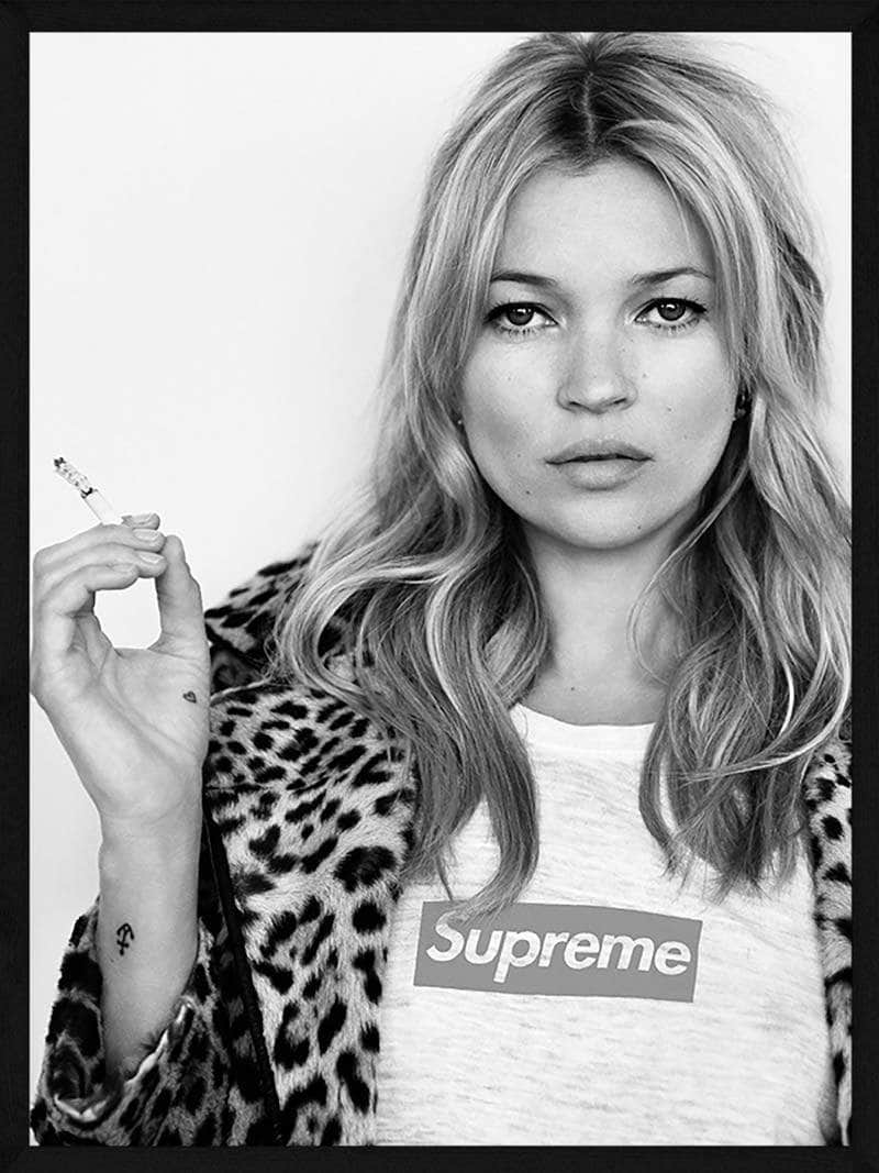 Billede af Kate moss cigaret - plakat