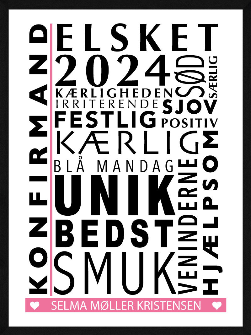 Se Konfirmand citat plakat pige hos POSTERSbyUS