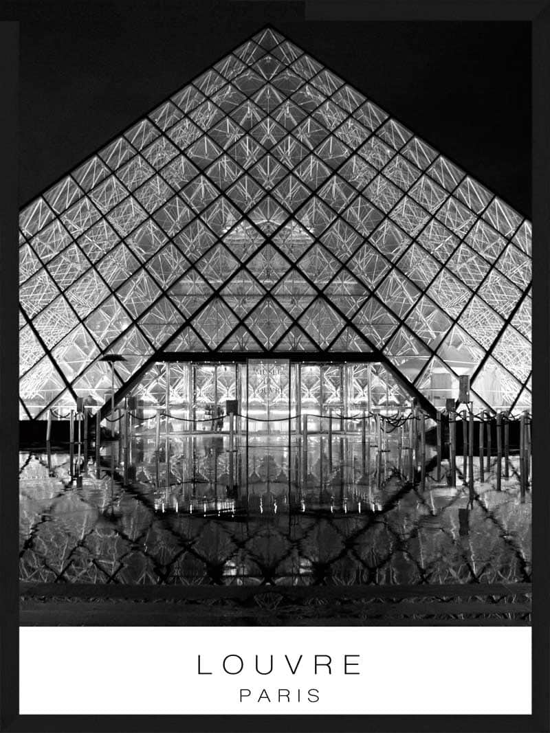 Billede af Louvre - Plakat
