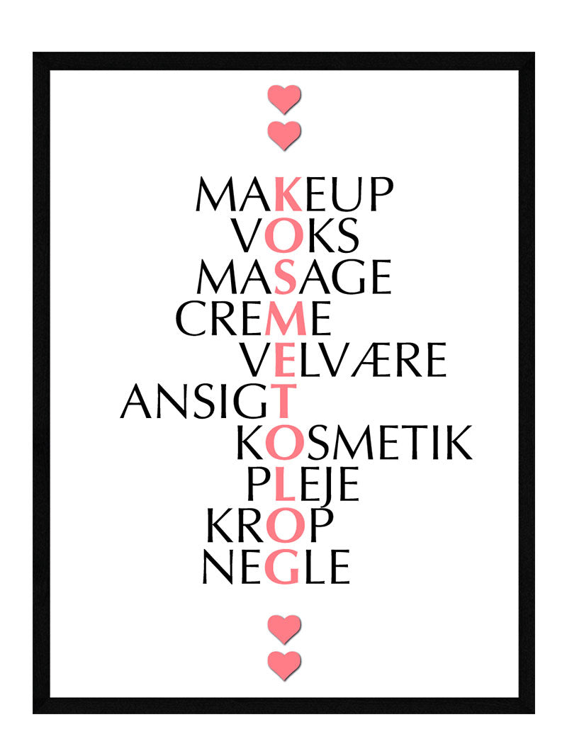 Billede af Kosmetolog citat plakat