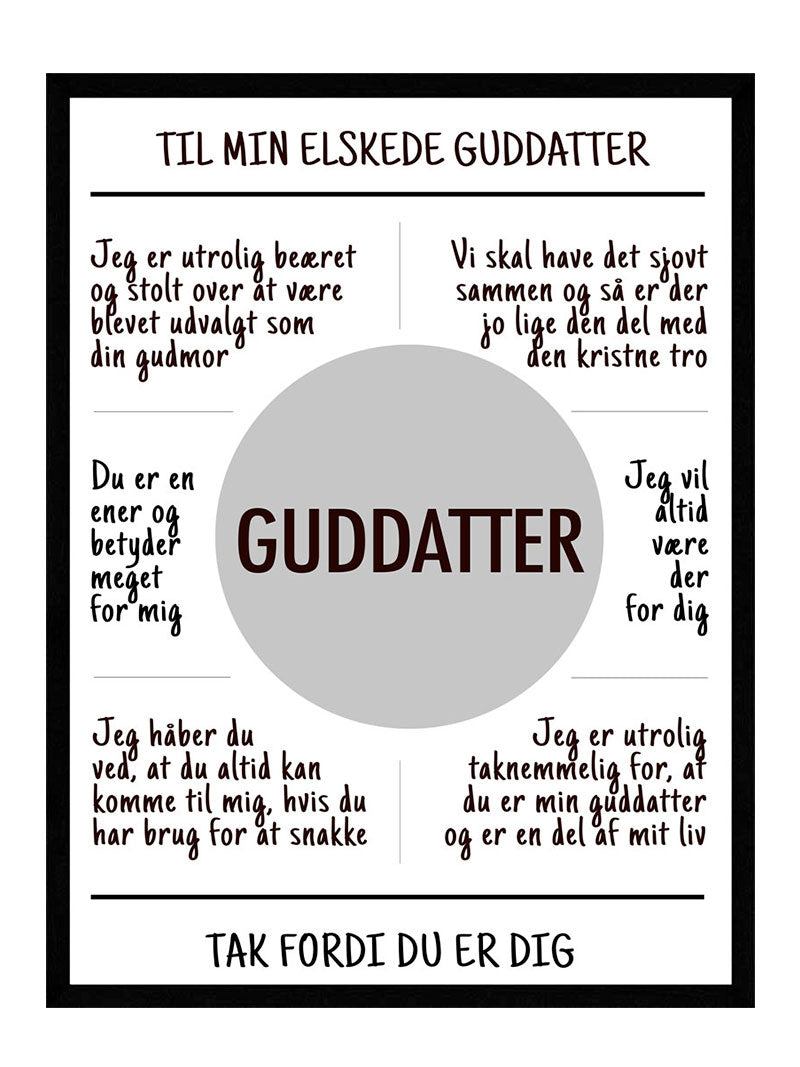 Billede af Guddatter plakat