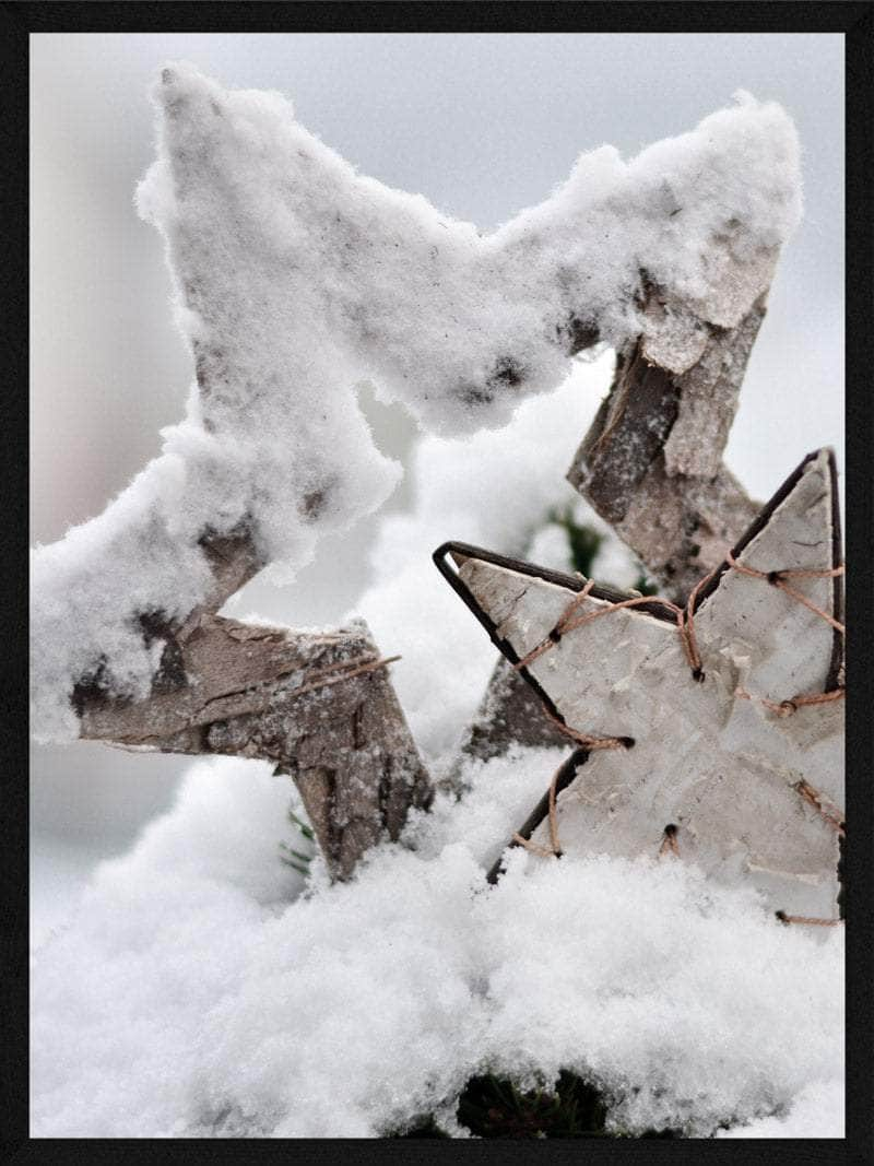 Se Snedækket stjerner juleplakat hos POSTERSbyUS