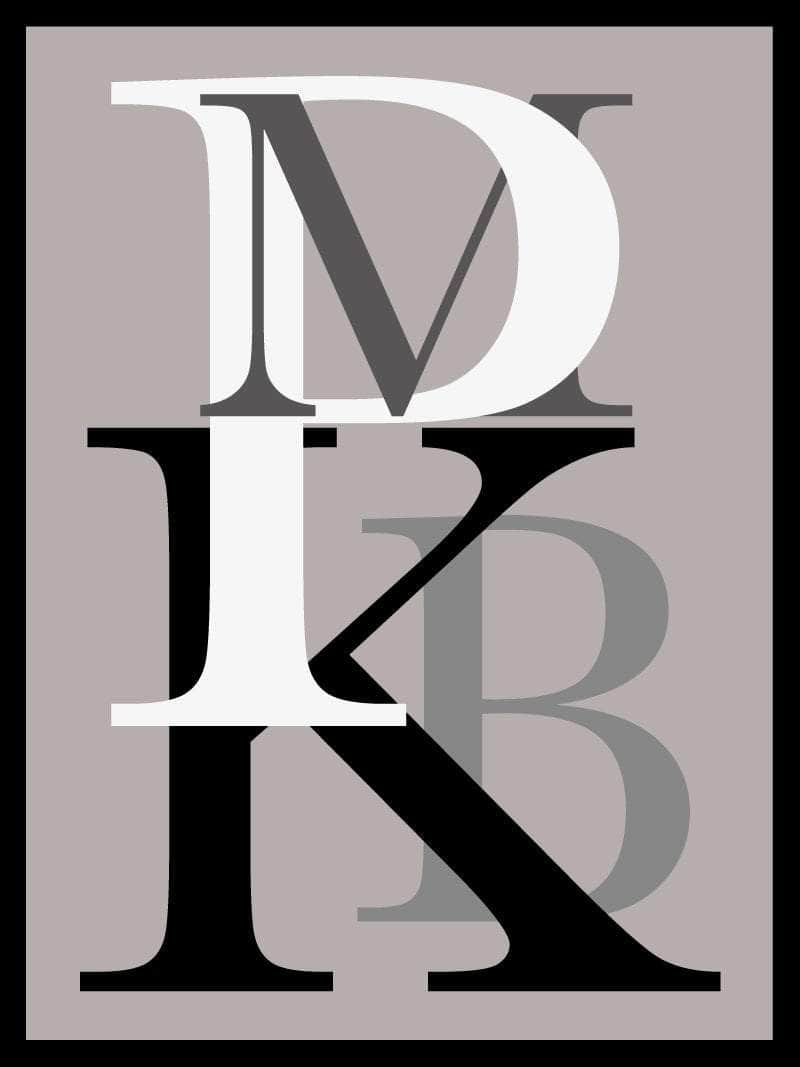 Billede af Bogstavplakat med 4 forbogstaver i grå