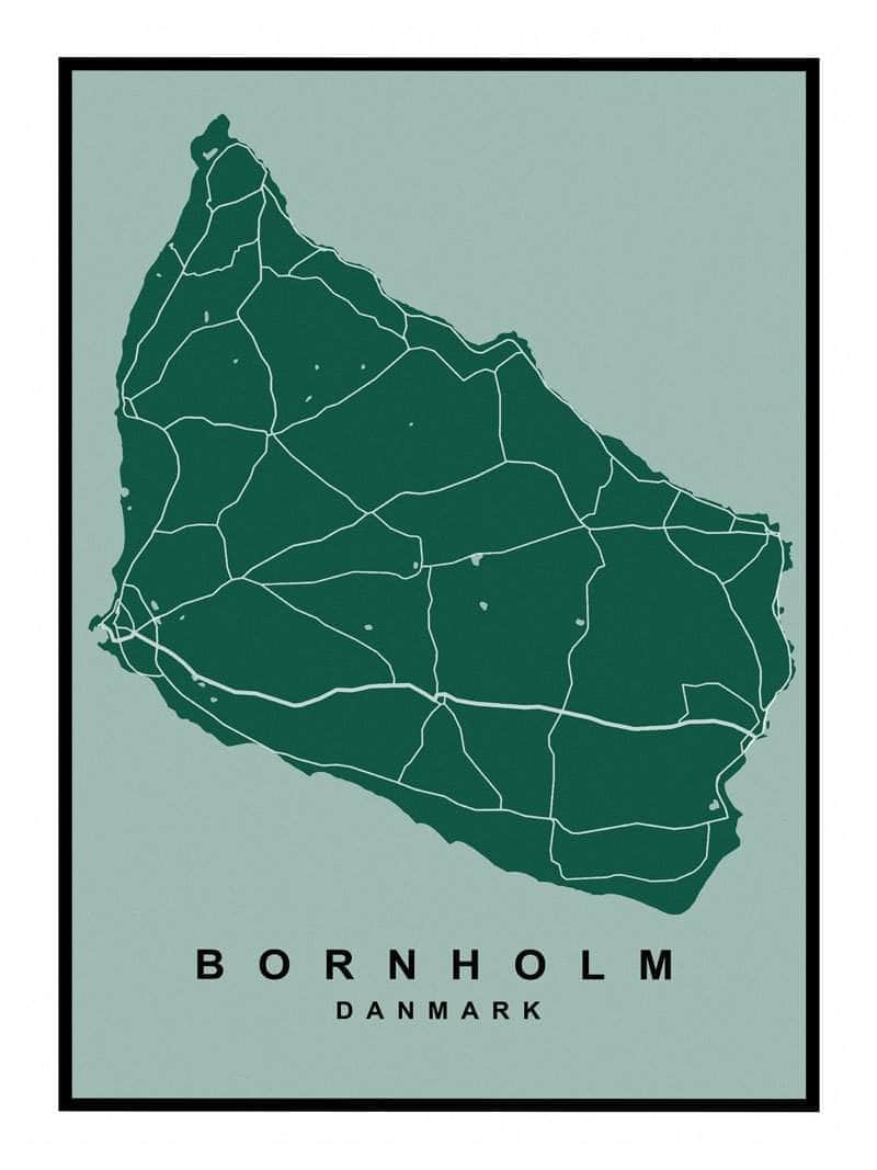 Billede af Bornholm plakat