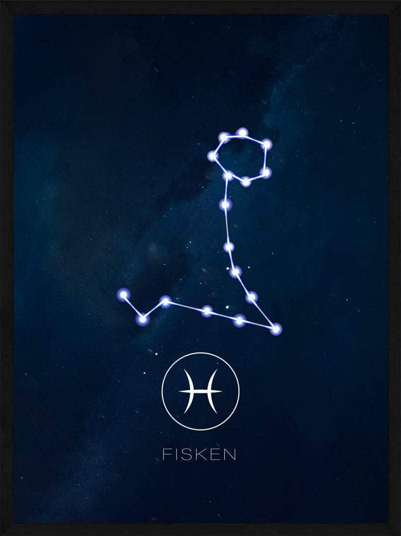Billede af Fisken stjernetegn plakat