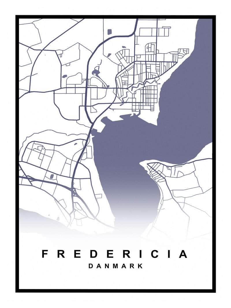 Billede af Fredericia plakat