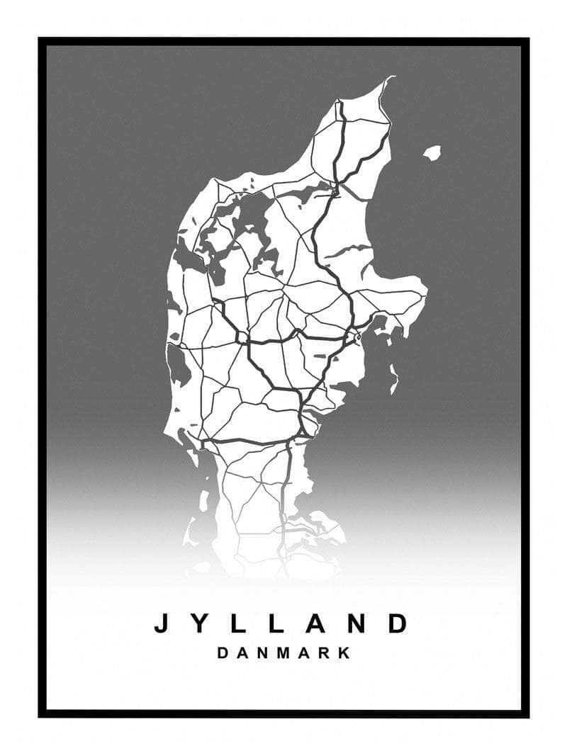 Billede af Jylland plakat