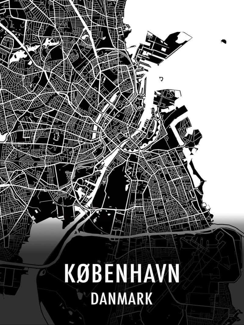 Billede af København plakat