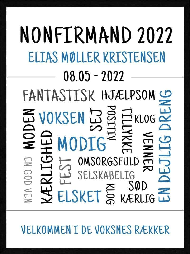 Se Nonfirmand plakat / dreng hos POSTERSbyUS