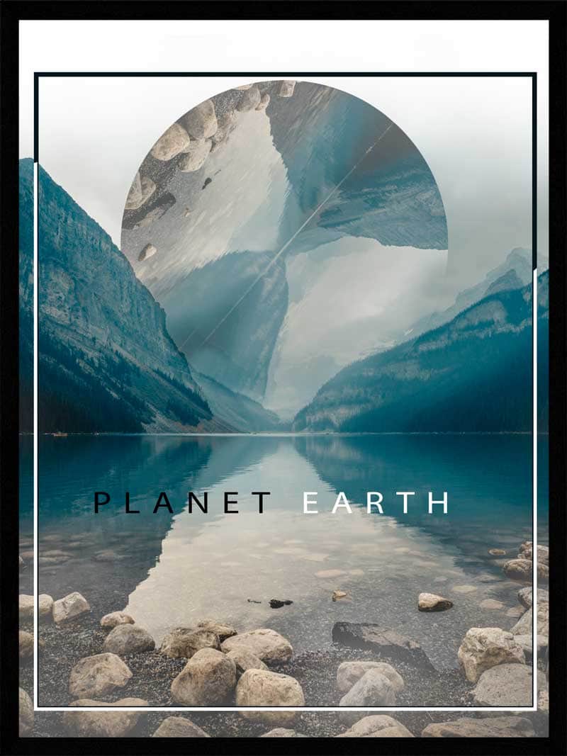 Billede af Planet Earth - Natur plakat