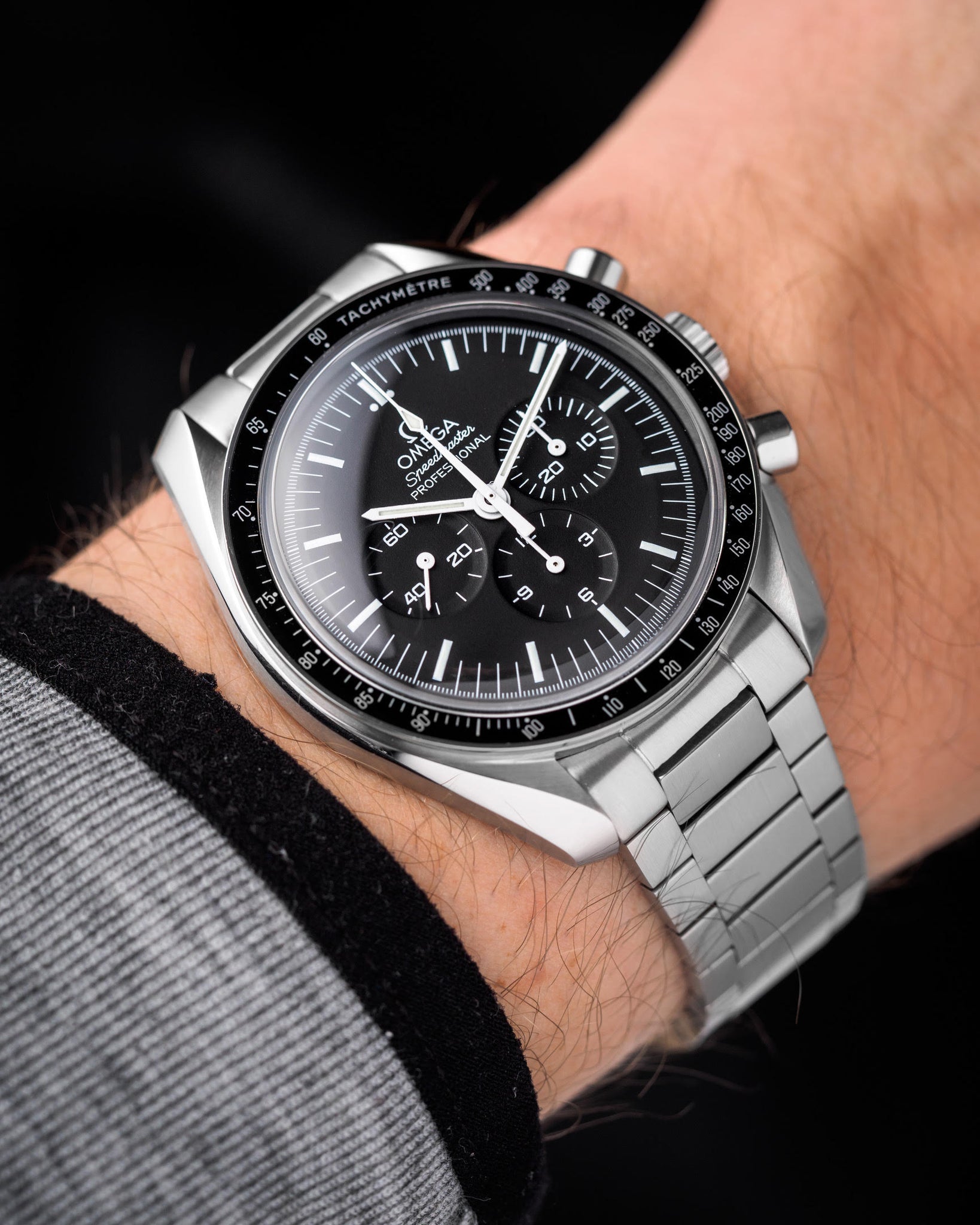 first omega in space steel bracelet