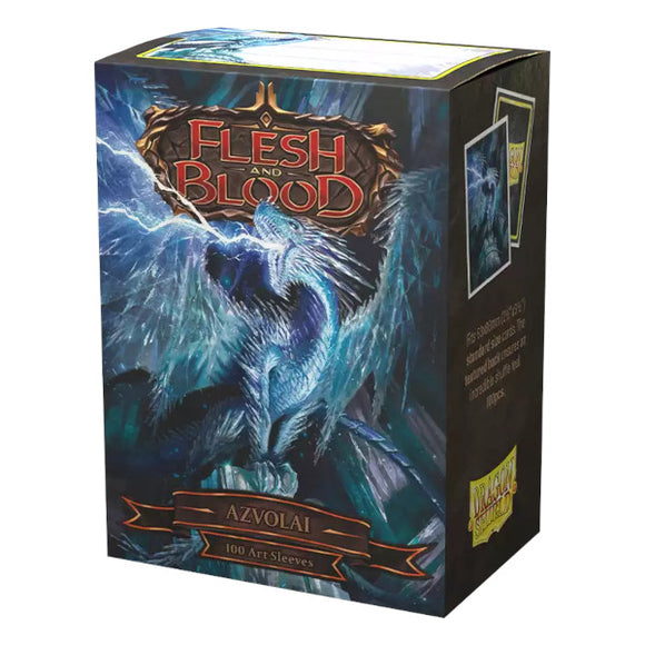 Flesh & Blood: Sleeves - Dragon Shield Brushed Art 100ct Box - Azvolai