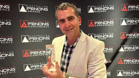 Tim Thompson Australian fencing awards industry champion