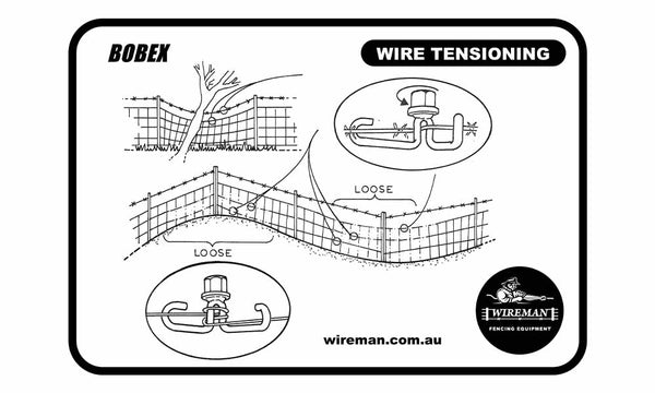 Bobex wire tensioning instructions