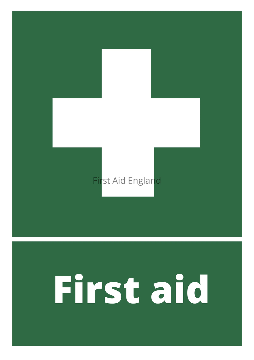 First Aid Poster Free Download First Aid England