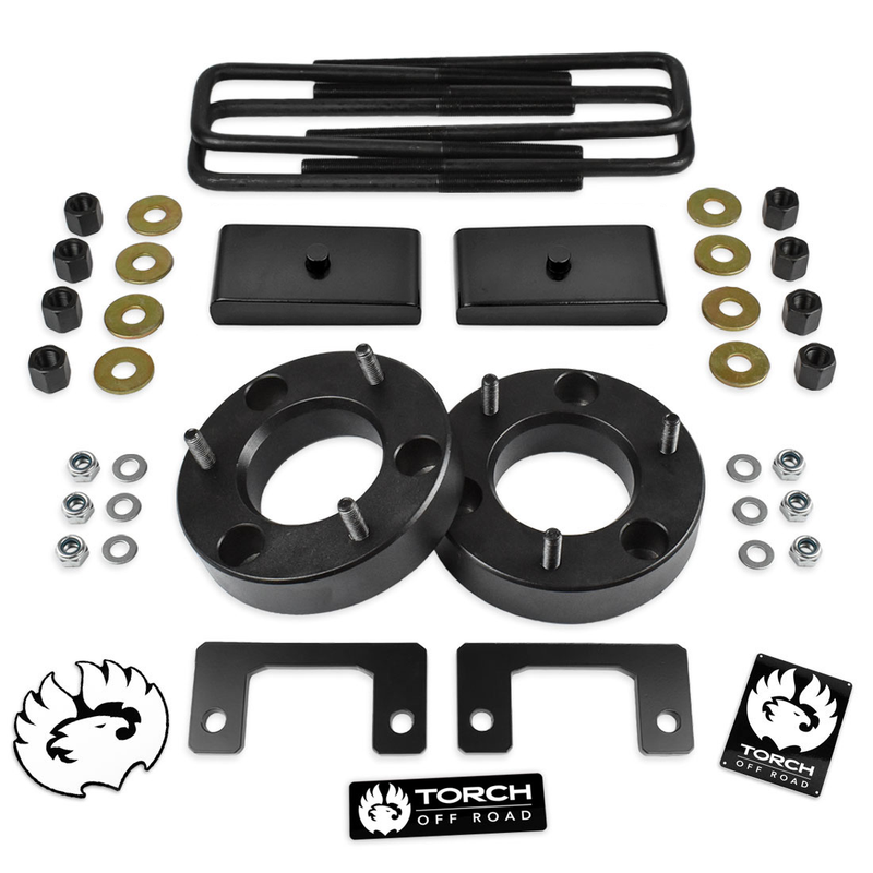 サントスピンク Lucosobie Lift Kit 3"Front and 2"Rear, Leveling Lift Kit for  2007-2019 Chevy Silverado 1500 WD/4 WD、2007-2019 GMC Sierra 1500 WD/4  WD