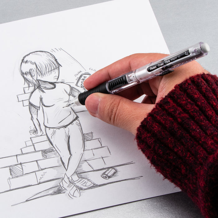 side advance mechanical pencil