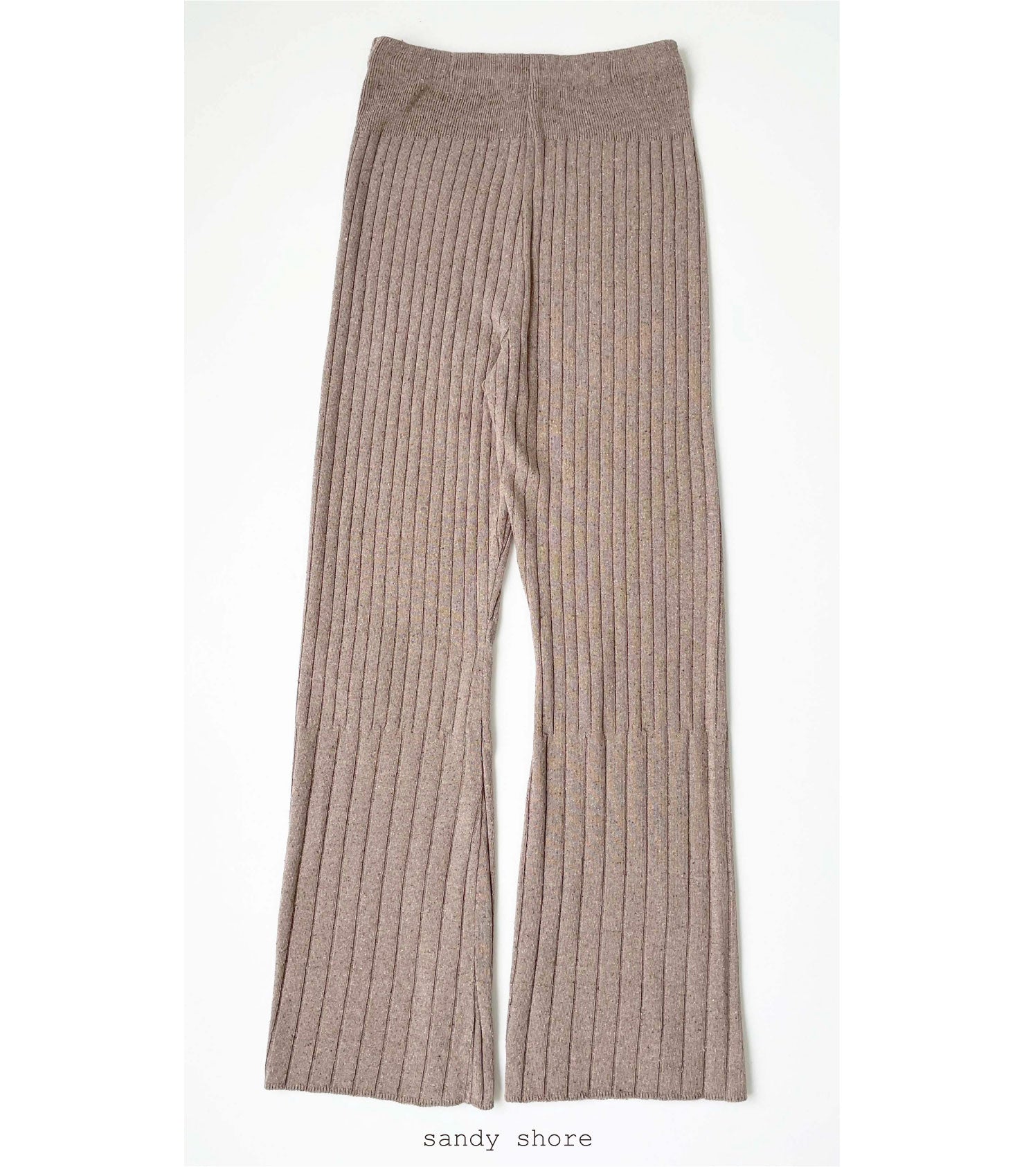 Sheer Knit Leggings Pants / Original mix Yarn : Cotton&Silk&Mohair