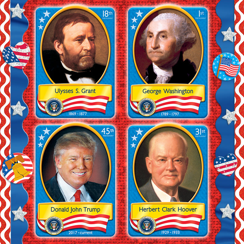 Trivia questions about US Presidents. Free Presidents Day trivia game.