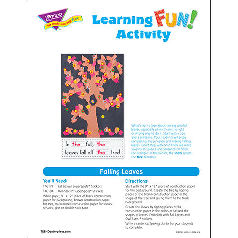 Falling Leaves Learning Fun Activity