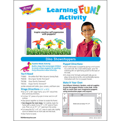 Dino Showstoppers Learning Fun Activity