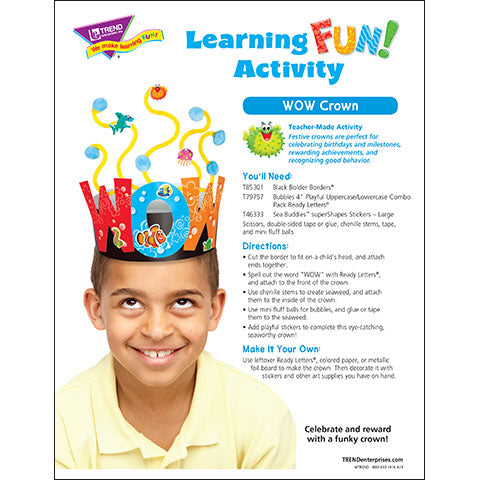 WOW Crown Learning Fun Activity