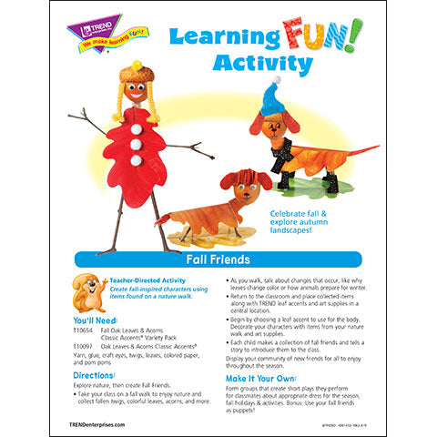 Fall Friends Learning FUN Activity