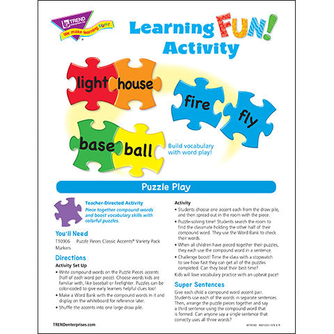 Puzzle Play Learning FUN Activity